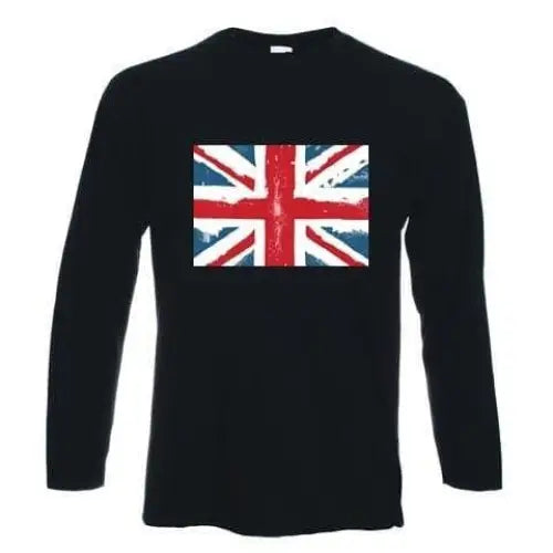 Union Jack Long Sleeve T-Shirt S / Black