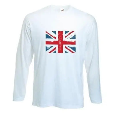 Union Jack Long Sleeve T-Shirt S / White