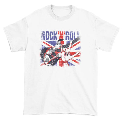 Union Jack Rock 'N' Roll Mens T-Shirt XL