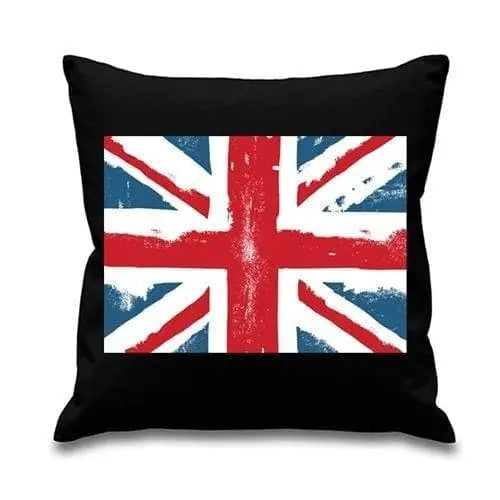 Union Jack Sofa Cushion Black
