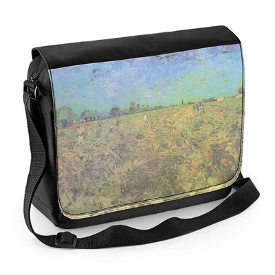 Van Gogh The Green Vineyard Laptop Messenger Bag