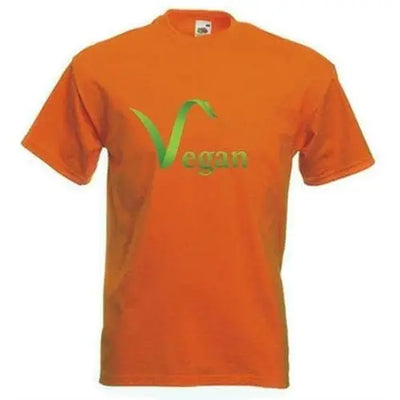 Vegan Logo T-Shirt XXL / Orange