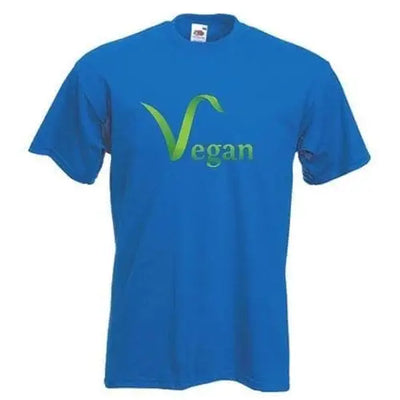 Vegan Logo T-Shirt XXL / Royal Blue