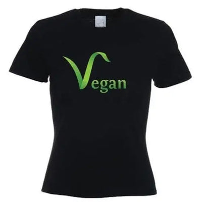 Vegan Logo Women's T-Shirt S / Black