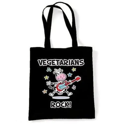 Vegetarians Rock Shoulder bag Black