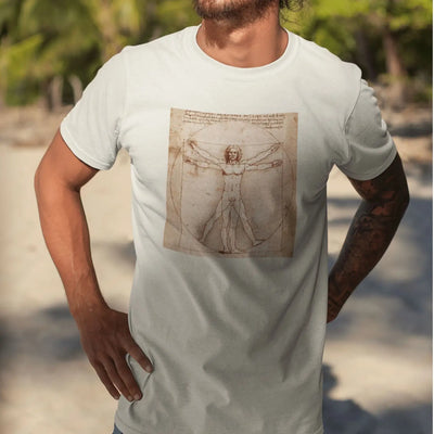 Vitruvian Man Leonardo Da Vinci T-Shirt