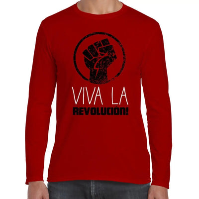 Viva La Revolution Cuba - Revolucion Long Sleeve T-Shirt XXL