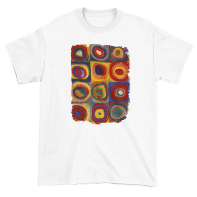 Wassilly Kandinsky Colour Study Square With Concentric Circles Large Print Men's T-Shirt M