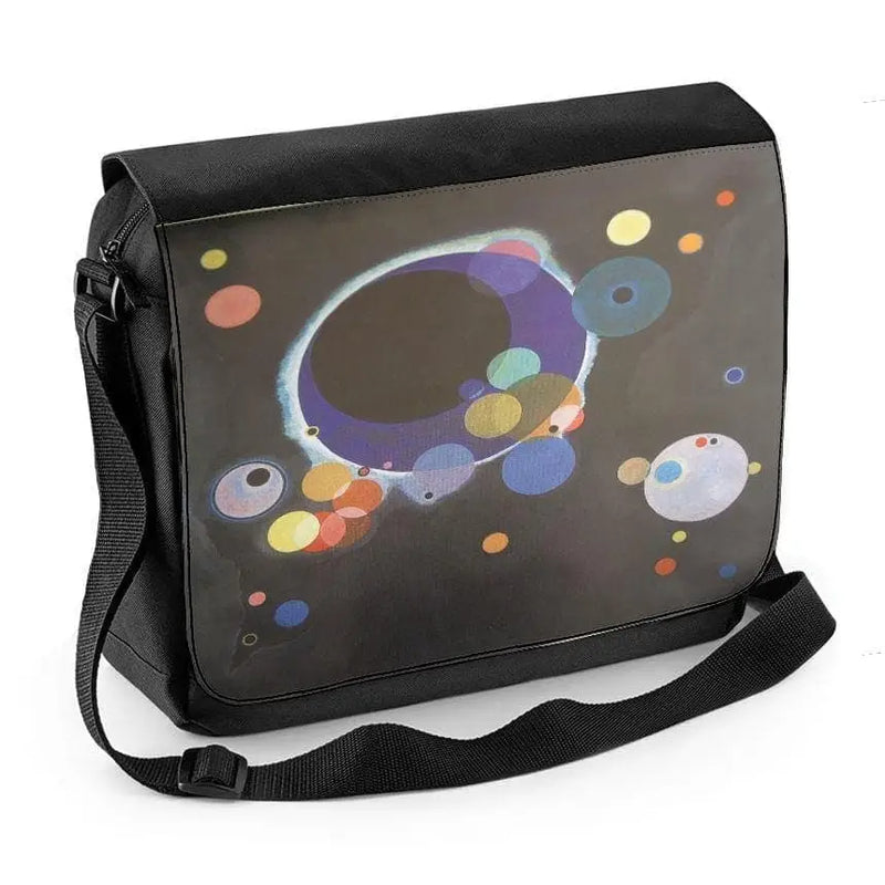 Wassily Kandinsky Several Circles Laptop Messenger Bag
