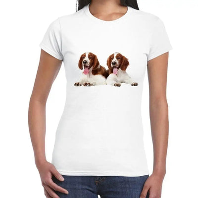 Welsh Springer Spaniel Puppies Women's T-Shirt