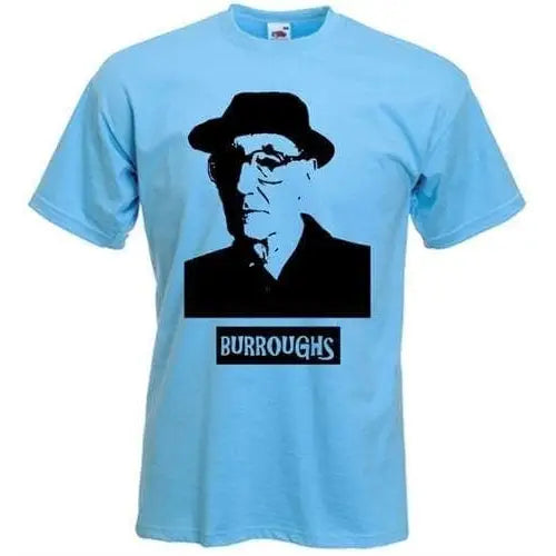 William Burroughs T-Shirt Light Blue / L
