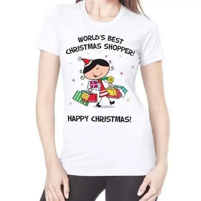 Worlds Best Christmas Shopper Women's T-Shirt