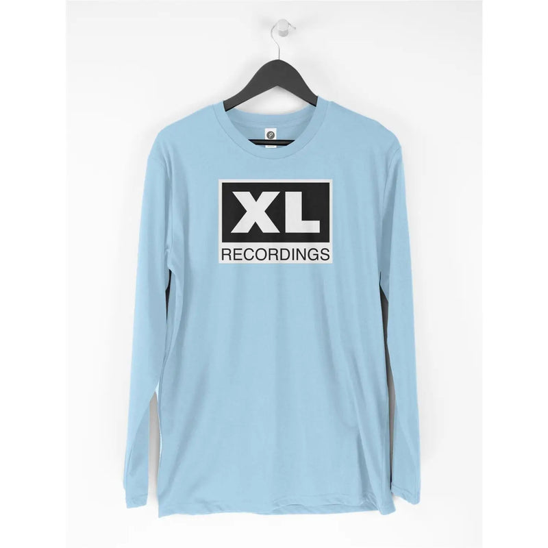 XL Recordings Long Sleeve T-Shirt - House Music Rave DJ Oldskool SL2 S / Light Blue