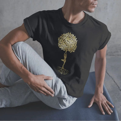 Yoga Tree of Life Vrikasana Tree Pose Men's T-Shirt