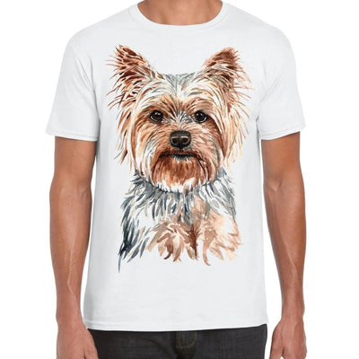 Yorkshire Terrier Yorkie Portrait Cute Dog Lovers Gift Mens T-Shirt