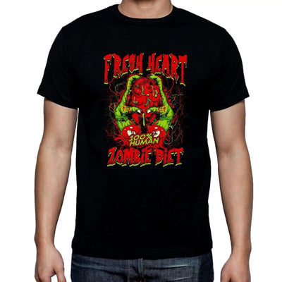 Zombie Diet Halloween Men's T-Shirt XL