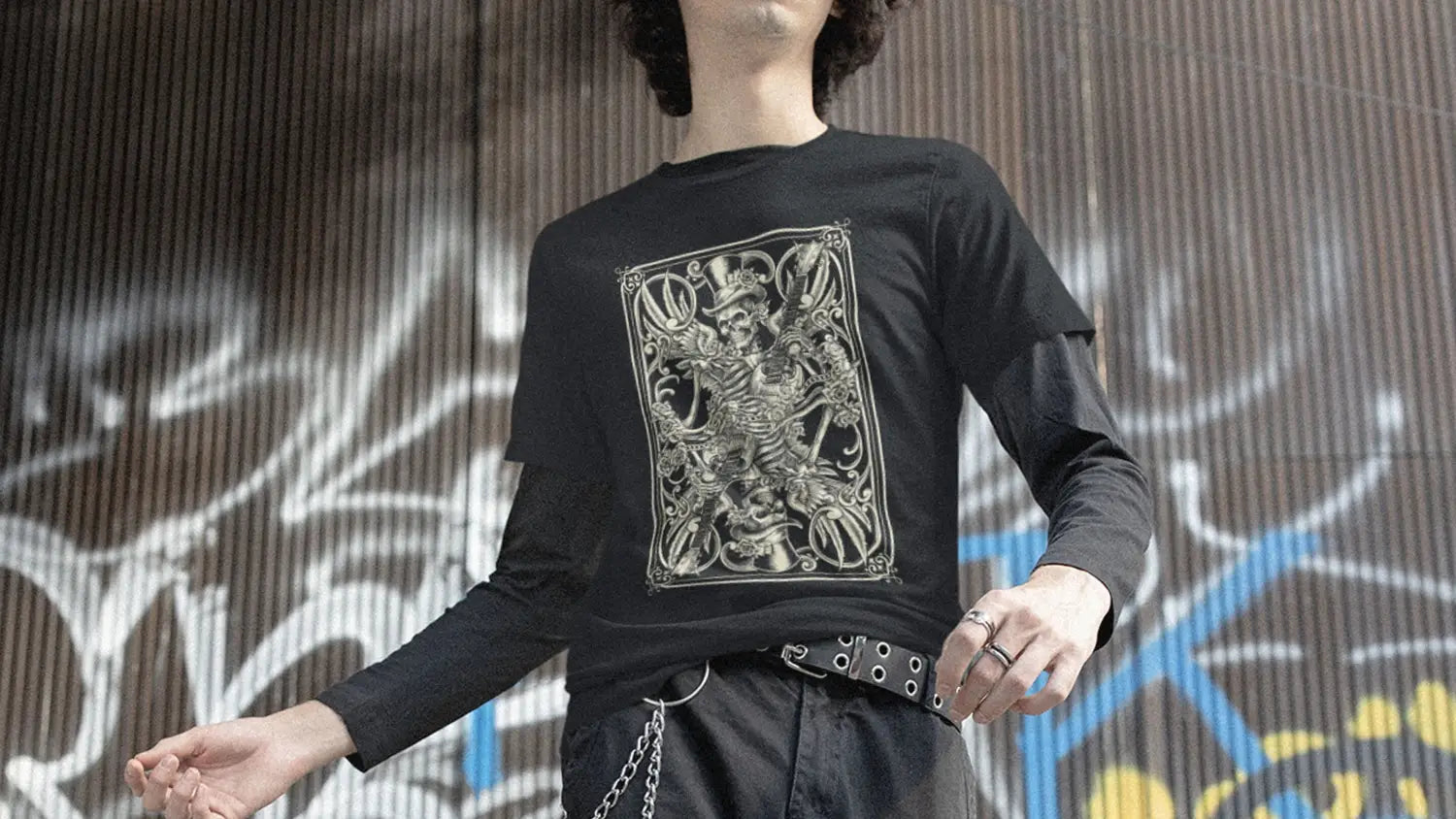 mens goth t shirts and clothing