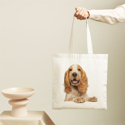 Cocker Spaniel Tote Tote Bag - Re Usable Shopper for Dog Lovers - Springer