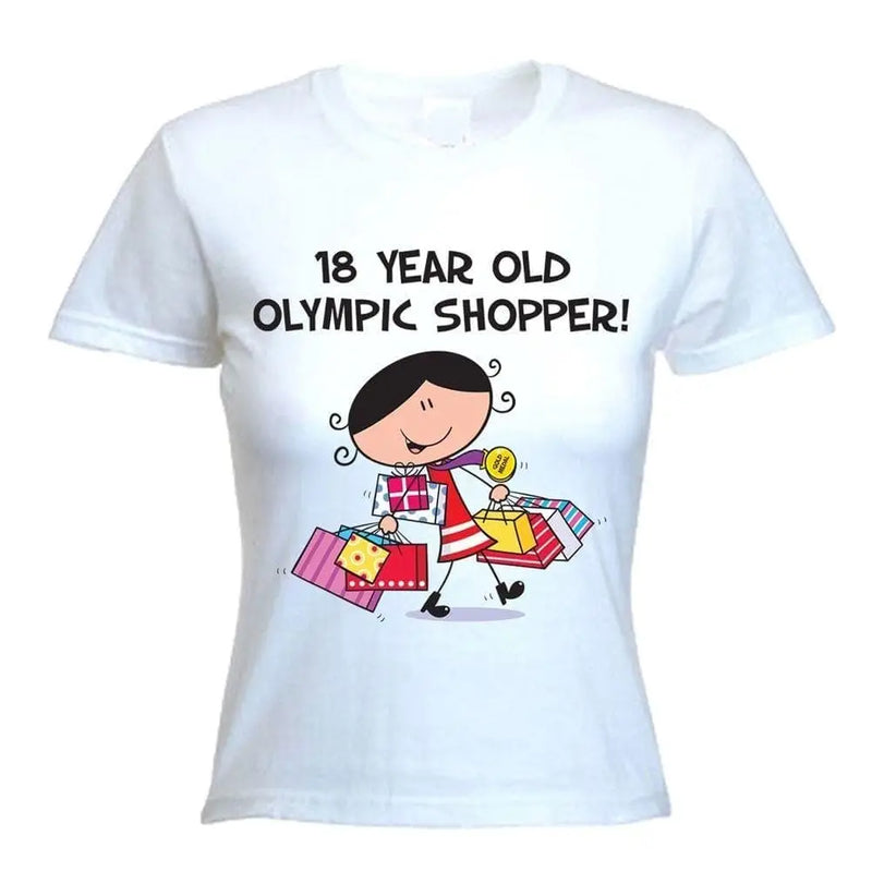 18 Year Old Olympic Shopper 18th Birthday Women&