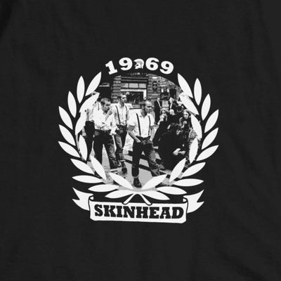 1969 Skinhead Logo Men's Contrast Tipped Polo Shirt
