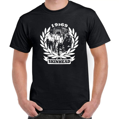 1969 Skinhead Logo Men's T-Shirt XXL / Black