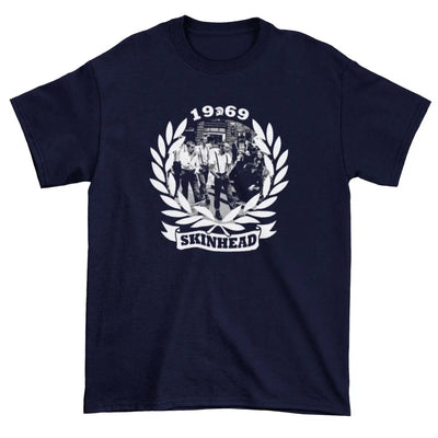 1969 Skinhead Logo Men's T-Shirt XXL / Navy Blue