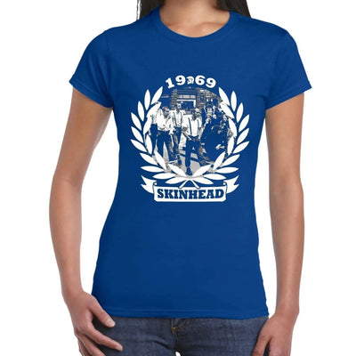 1969 Skinhead Logo Women's T-Shirt S / Royal Blue