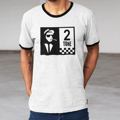2 Tone Contrast Ringer T-Shirt