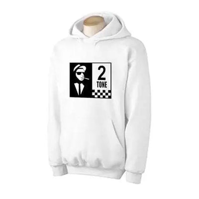 2 Tone Hoodie L / White