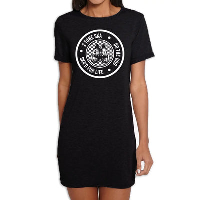 2 Tone Ska Do The Dog Specials Women's T-Shirt Dress M / Black