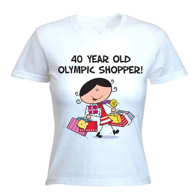 40 Year Old Olympic Shopper 40th Birthday Women's T-Shirt