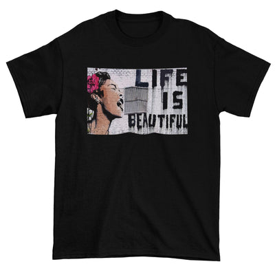 Banksy Life is Beautiful Men's T-Shirt