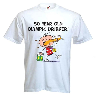 50 Year Old Olympic Drinker! 50th Birthday Men's T-Shirt