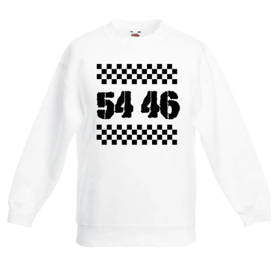 54 46 Was My Number Ska Children's Toddler Kids Sweatshirt Jumper 12-13 / White