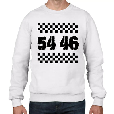 54 46 Was My Number Ska Men's Sweatshirt Jumper L / White