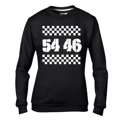 54 46 Was My Number Ska Women's Sweatshirt Jumper M / Black