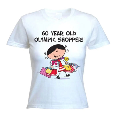 60 Year Old Olympic Shopper 60th Birthday Women's T-Shirt