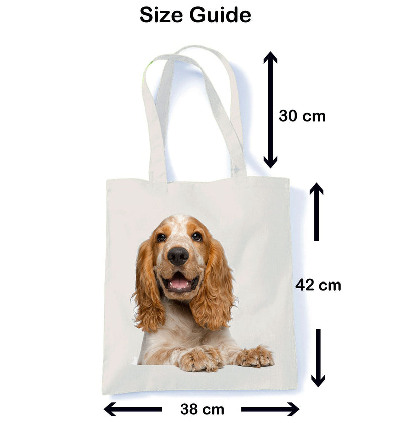 Cocker Spaniel Tote Tote Bag - Re Usable Shopper for Dog Lovers - Springer