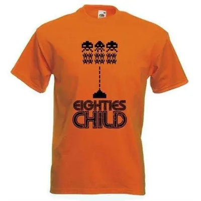 80s Child Fancy Dress T-Shirt L / Orange