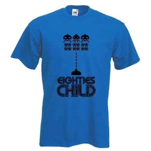 80s Child Fancy Dress T-Shirt L / Royal Blue