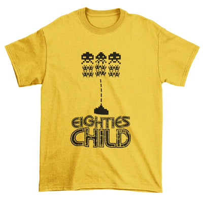 80s Child Fancy Dress T-Shirt L / Yellow
