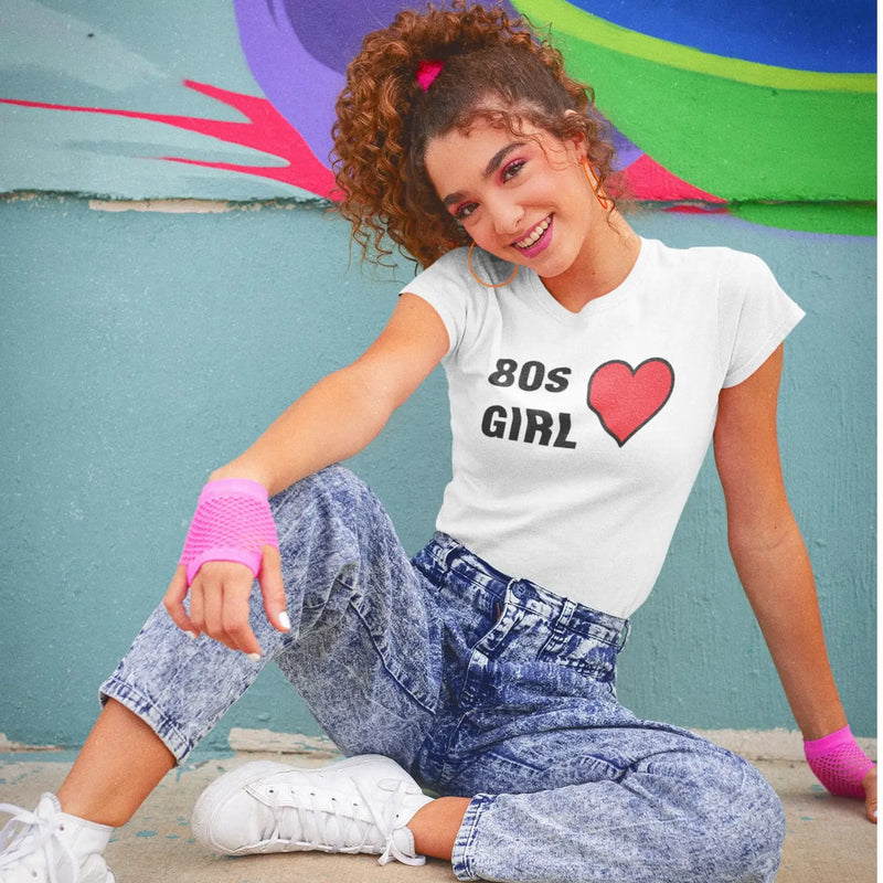 80s Girl 1980s Fancy Dress Women's T-Shirt – Tribal T-Shirts