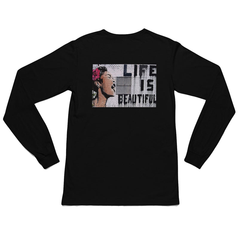 Banksy Life is Beautiful Long Sleeve T-Shirt