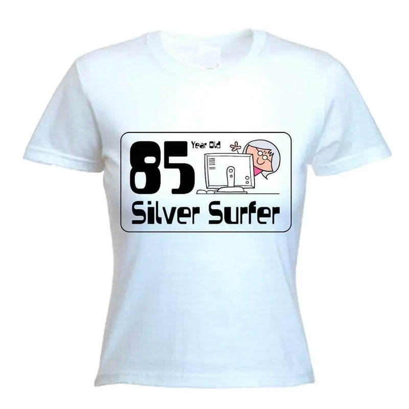 85 Year Old Silver Surfer 85th Birthday Women&