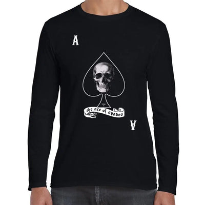 Ace Of Spades Skull Long Sleeve T-Shirt