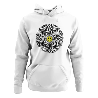 Acid Trip Smiley Face Pouch Pocket Hoodie - Hoodie