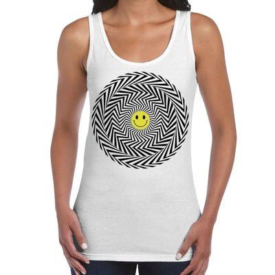 Acid Trip Smiley Face Women's Vest Tank Top XXL