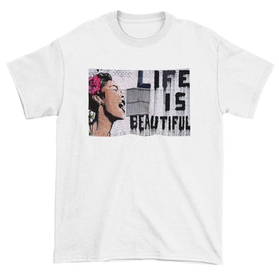 Banksy Life is Beautiful Men's T-Shirt