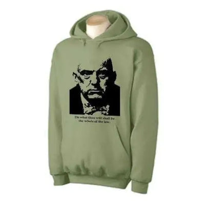 Aleister Crowley Do What Thou Wilt Hoodie L / Khaki