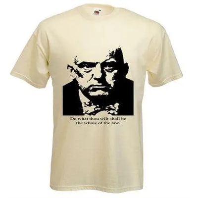 Aleister Crowley Do What Thou Wilt T-Shirt S / Cream